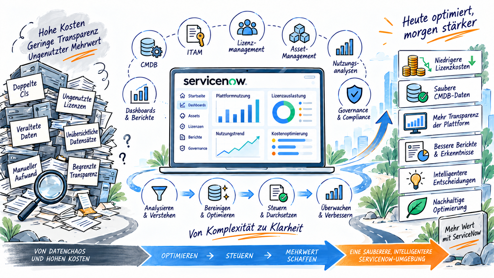 ServiceNow-Kostenoptimierung und verbesserte Governance