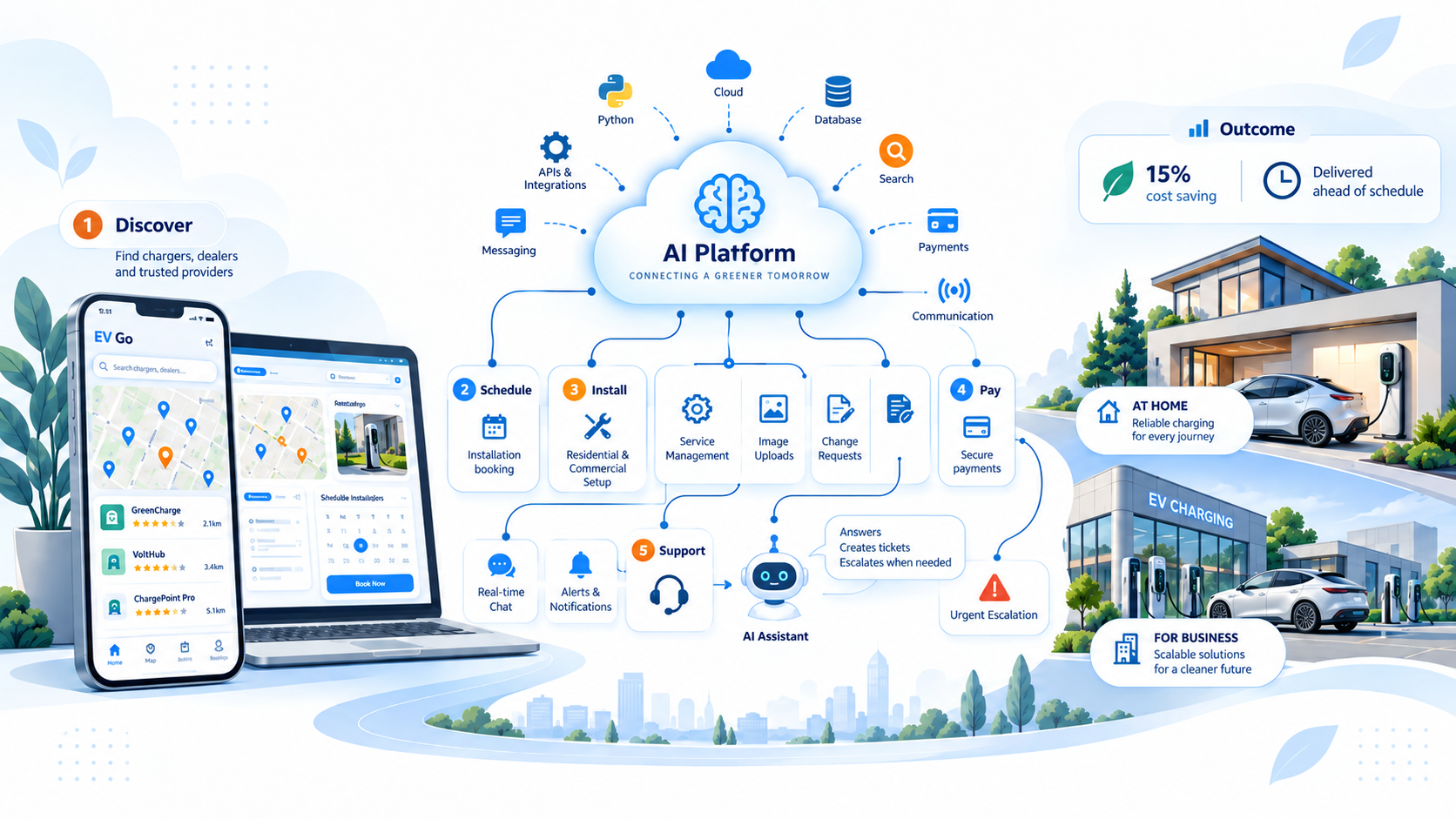 AI-Powered EV Charger Installation & Service Platform